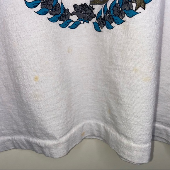Vintage Trends One Size White Distressed Myrtle Beach Graphic T-Shirt - Picture 3 of 9